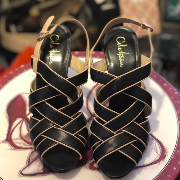 Cross Black and Tan sandals - Picture 2 of 2